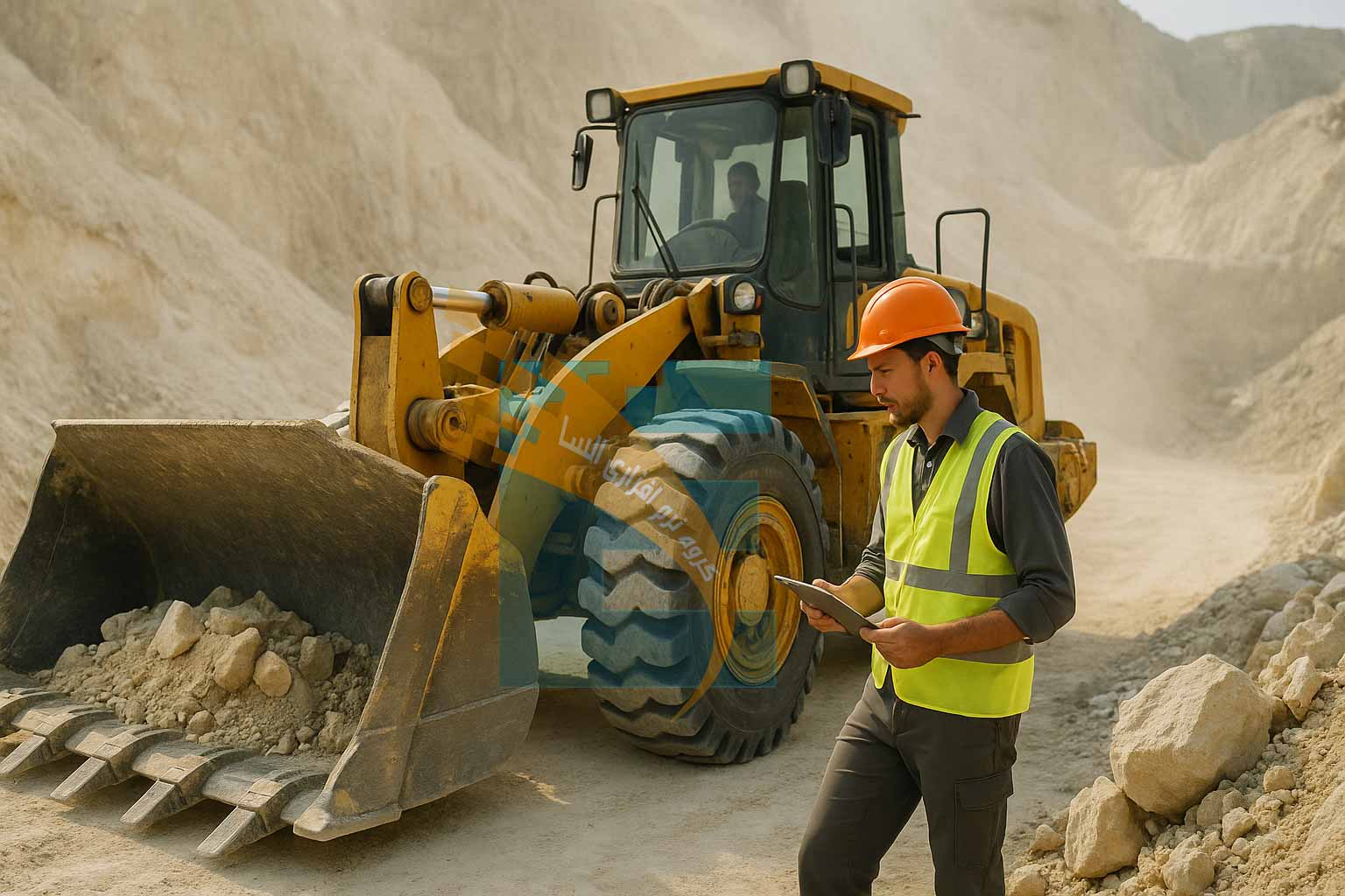 بررسی عملکرد ماشین‌آلات اورهال‌شده در معادن سیلیسی